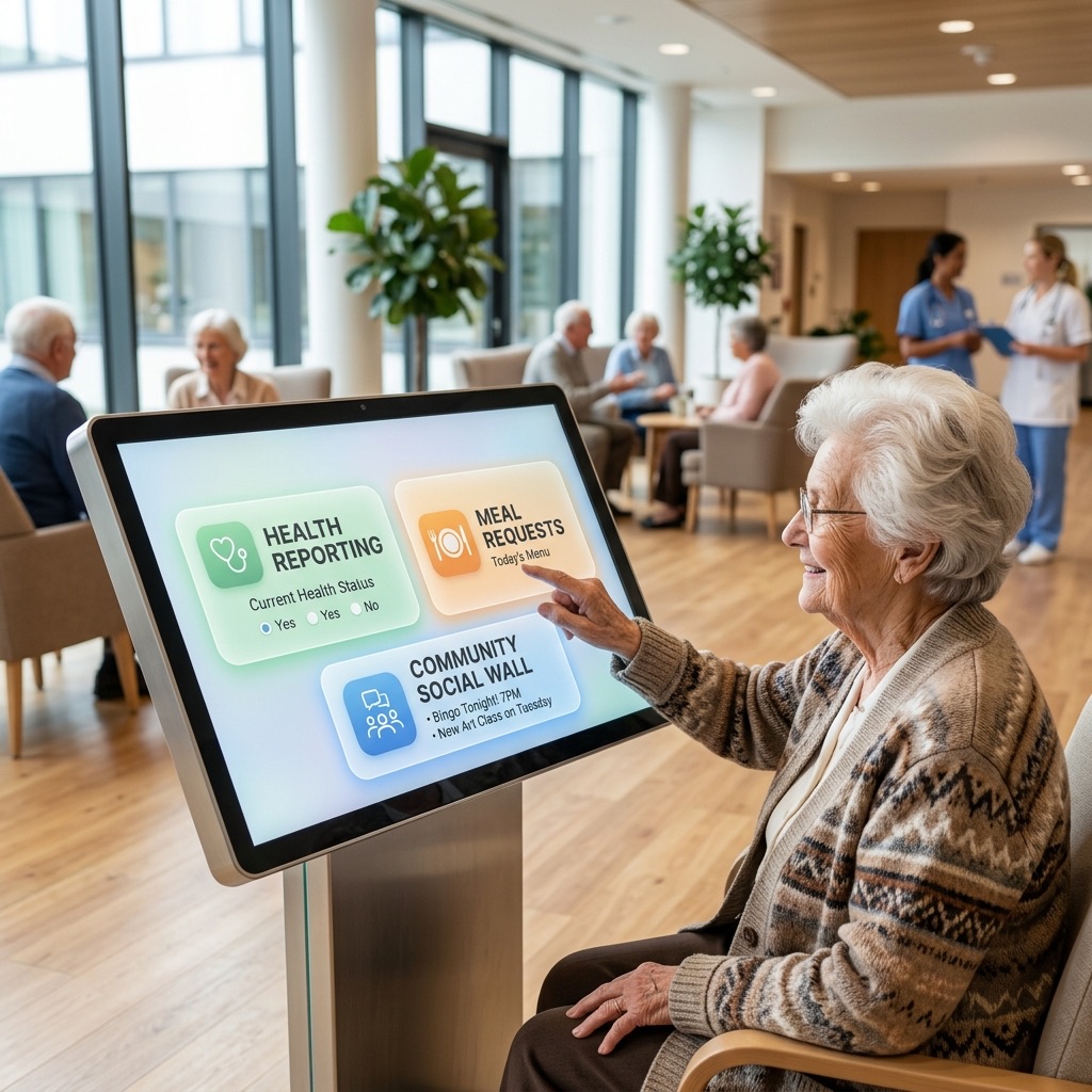 Silver-Connect Life Kiosk